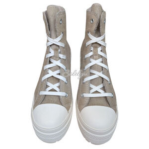 Converse Chuck 70 De Luxe Heel Genuine Calf Pony Hair Platform Sneaker 8.5 NEW
